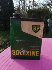 Ancien bidon d'huile BP Solexine