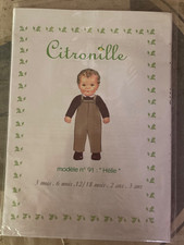 Patron  CITRONILLE   Modèle n° 91, Hélie.  Couture / Enfants /Bébés.