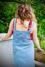 Robe En Jean Customisee David Bowie