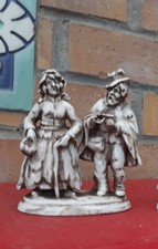 Figurine Porcelaine Allemande Couple mendiants Marque couronne