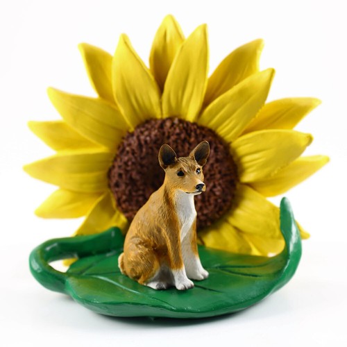 Figurine tournesol basenji - de,