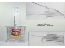 X Grille Poisson Barbecue Double Grill Grille Bombée Avec Pieds Rôti Dfh