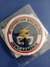 GENDARMERIE - ECUSSON BRODE ROND - INTERVENTION SPECIALISEE