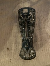 Vase cristal taillé - en,