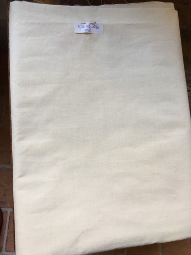 Toile neuve fleur bleue - "fleur, 141"