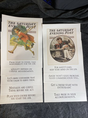 Vintage norman rockwell poster - vintage,