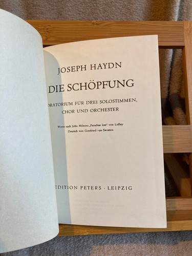 Joseph haydn création die - la,
