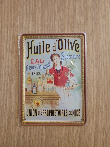 Plaque métal vintage - ,, affiche