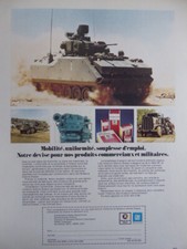 3/1978 PUB DETROIT DIESEL ALLISON GM MILITARY ENGINE MOTEUR MACK FRENCH AD