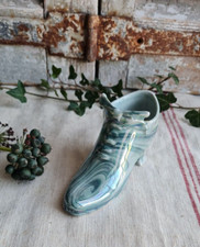 ANCIENNE CHAUSSURE PORCELAINE BISCUIT  PORTE AIGUILLE A CHAPEAUX