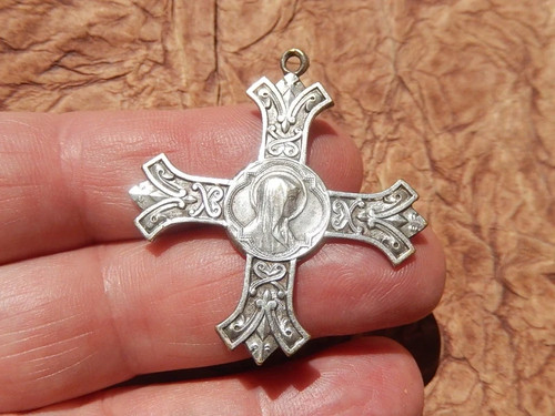 Médaille croix laiton - médaille,