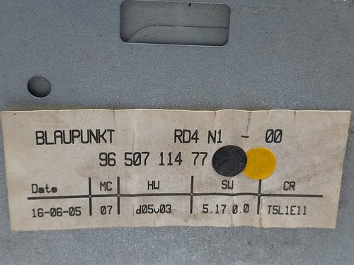 9650711477 autoradio peugeot - 9650711477,