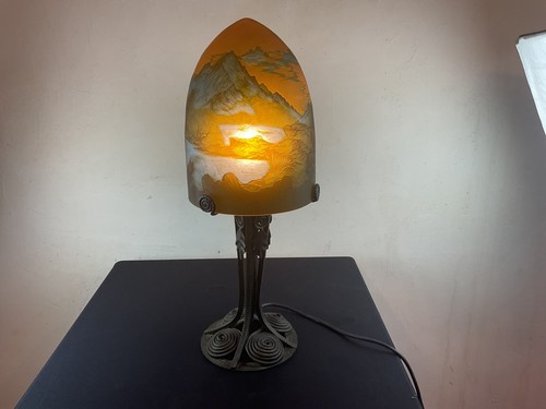 Lampe obus pate verre - pate, de