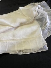 Rideau ancien voile de coton X