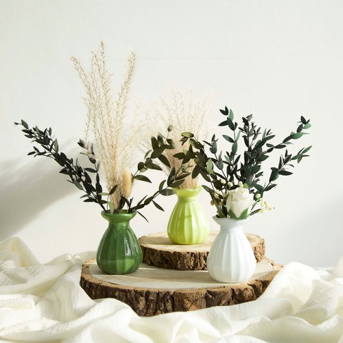Ensemble vases fleuris - 3,