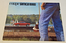 Brochure Publicitaire SIMCA 1000 Coupé - Non Daté - Bel Etat.