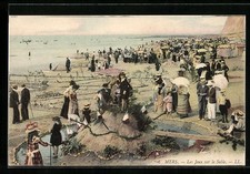 CPA Mers, Les Jeux sur le