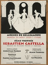 Sebastien Castella - Sebastian Castella -affiche-cartel-toros-corrida-60x40-2020