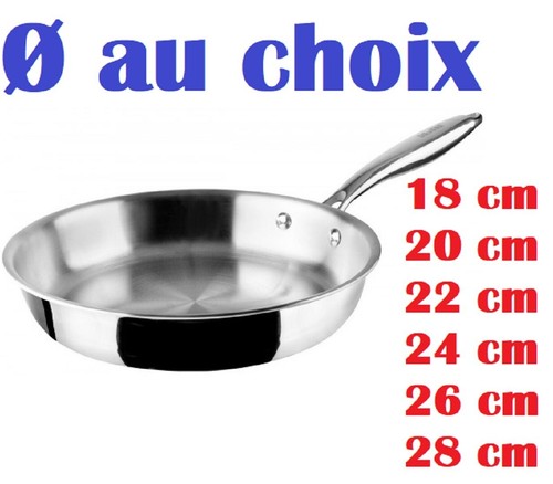 Poêle inox eme - poêle,
