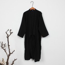 hommes japonais KIMONO YUKATA long peignoir pyjama Ceinture robe en coton