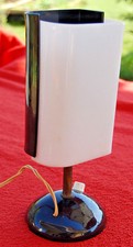 Lampe de bureau année 1960 noire et blanche " voir descriptif"