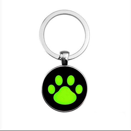 Porte clé pattes chat noir - porte,