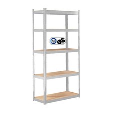 AREBOS Étagère Charge Lourde Rangement Objets Lourds 90x40x180cm 5 étagères MDF