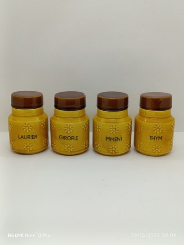 Lot pots epices ceramique - lot, a