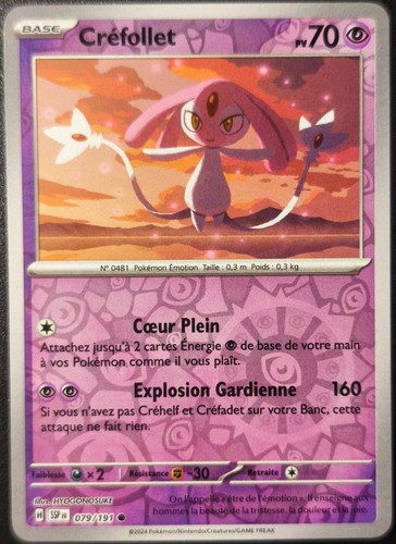 Carte pokémon crefollet - pokémon,
