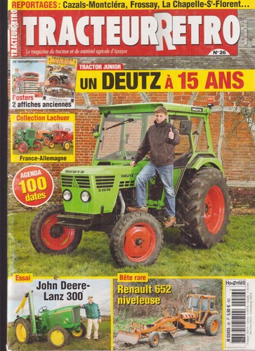 Tracteur retro john - retro,