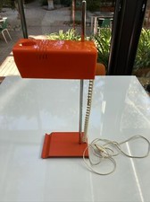 lampe de bureau/chevet space age Pop orange année 70’s hauteur réglabe vintage