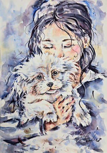 Peinture aquarelle originale