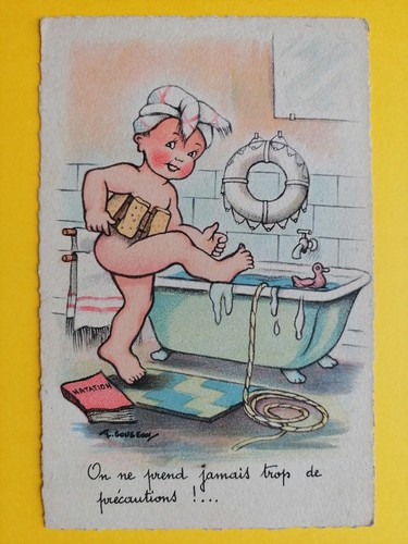 Cpa humour illustration - cpa, dessin