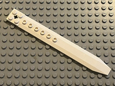 LEGO White Plate 2x16 Rotor