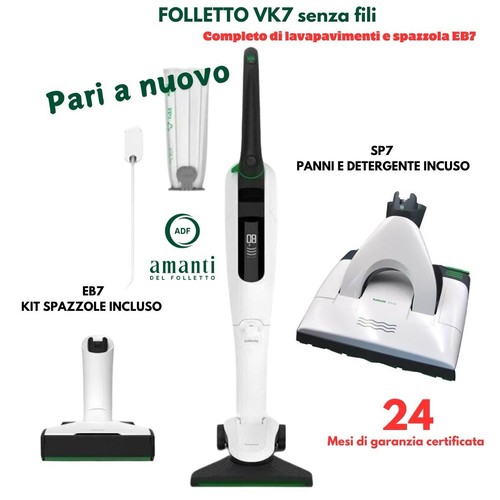 Vorwerk folletto vk7 sans fil - sans,