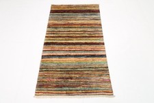 Tapis Gabbeh Area de 3 x 5 pieds afghan traditionnel en laine nouée à la...