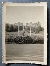photo souvenir Tour de France 1935 motard moto route Champagnole
