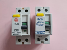 DISJONCTEUR DIFFERENTIEL 30mA-AC : C 32A + C 10A  VOLTEX NEUF  WRS/32/2 , VR100