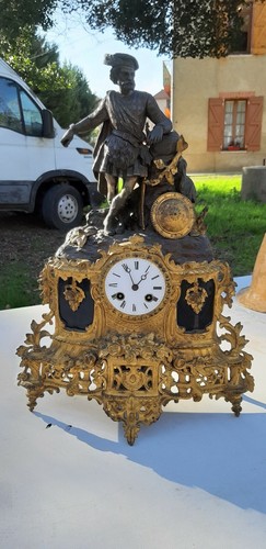 Pendule xixeme bronze - xixeme, henry