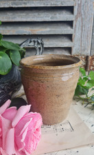 Ancien pot confiture conique - pot,