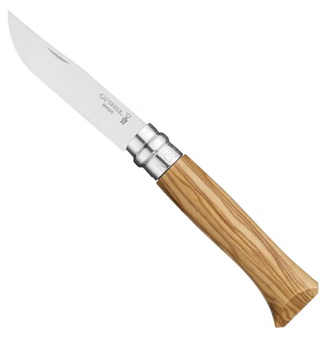 Opinel no8 knife with olive - knife,