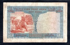 Indochine Française 1 Piastre (ND) 1954 Pick 105 Etat B envois groupé possible