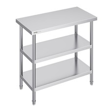 VEVOR Table de Travail en Inox