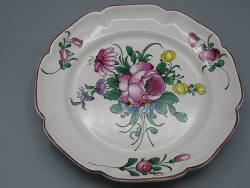 Assiette décorative fleurs