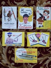 Lot 6 Buvards - Scotch - Stylo - Critérium- Crayon - Plumes - " Baignol &Farjon"