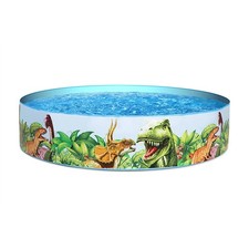 Bestway Piscine Rigide pour Enfants PVC Dinosaures 183x38 cm +2 Ans Jardin 55