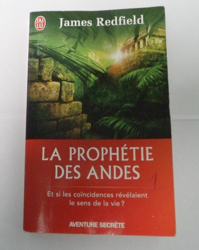 Livre prophetie des andes - livre:,