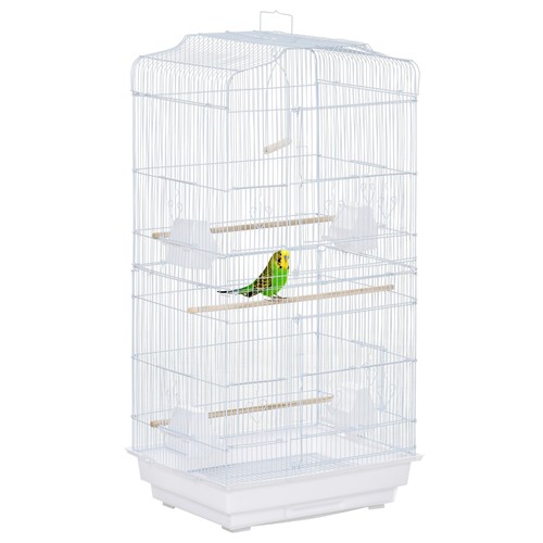 Pawhut cage oiseaux - cage, à