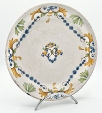 Assiette faïence Nevers
