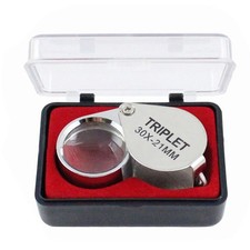 Loupe Loupe Loupe Bijoutier Portable 30x Idéal pour Identification Petite Marqu